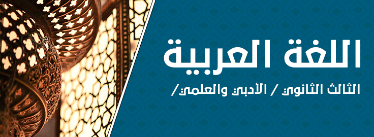 اللغة العربية للعلمي والأدبي